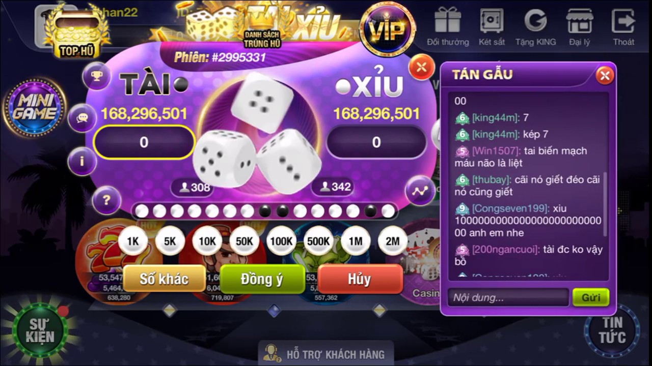 tài xỉu jackpot